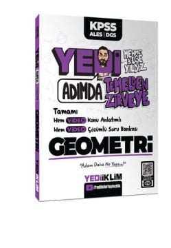 Yediiklim Yayınları KPSS-ALES-DGS Yedi Adımda Temelden Zirveye Geometri Video Konu Anlatımlı Video Çözümlü Soru Bankası Mehmet Bilge Yıldız