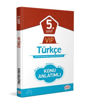 5. SINIF VIP TÜRKÇE KONU ANLATIMLI Editör Yayınları