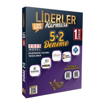 Liderler Karması 2025 Model 8. Sınıf LGS Tüm Dersler 5+2 Deneme Çözümlü