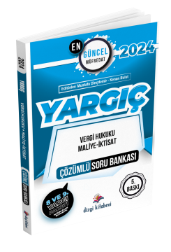 Dizgi Kitap 2024 Yargıç Vergi Hukuku, Maliye- İktisat Çözümlü Soru Bankası