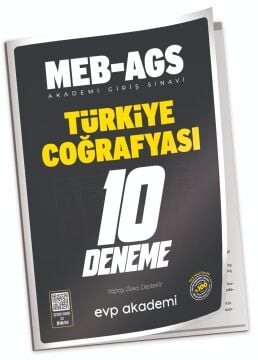 EVP Akademi MEB-AGS Türkiye Coğrafyası 10 Deneme Çözümlü EVP Akademi