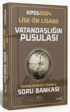 CBA Yayınları 2024 KPSS Lise Ön Lisans Vatandaşlık Vatandaşlığın Pusulası Soru Bankası Çözümlü - Ali Koç CBA Yayınları