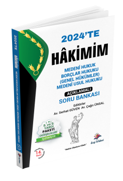 Dizgi Kitap Hakimim Medeni Hukuk, Borçlar Hukuku (Genel Hükümler), Medeni Usul Hukuku Açıklamalı Soru Bankası 2024