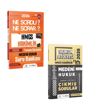 Dizgi Kitap 2026 Hukuk Atölyesi HMGS Hakimlik Medeni Hukuk Soru Bankası ve Medeni Hukuk Çıkmış Sorular Seti