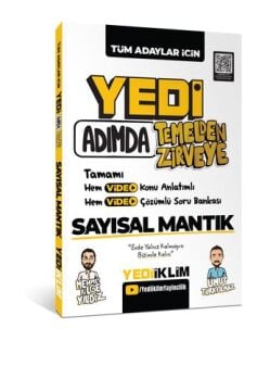 Yediiklim Yayınları Yedi Adımda Temelden Zirveye Sayısal Mantık Video Konu Anlatımlı Video Çözümlü Soru Bankası Mehmet Bilge Yıldız