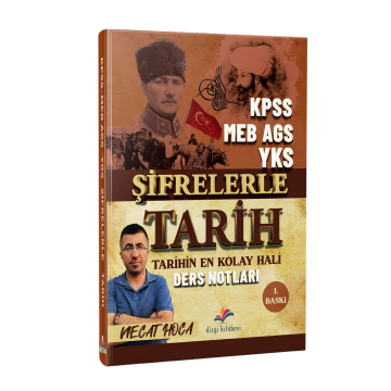 Dizgi Kitap KPSS MEB-AGS YKS Şifrelerle Tarih Ders Notları Necat Hoca