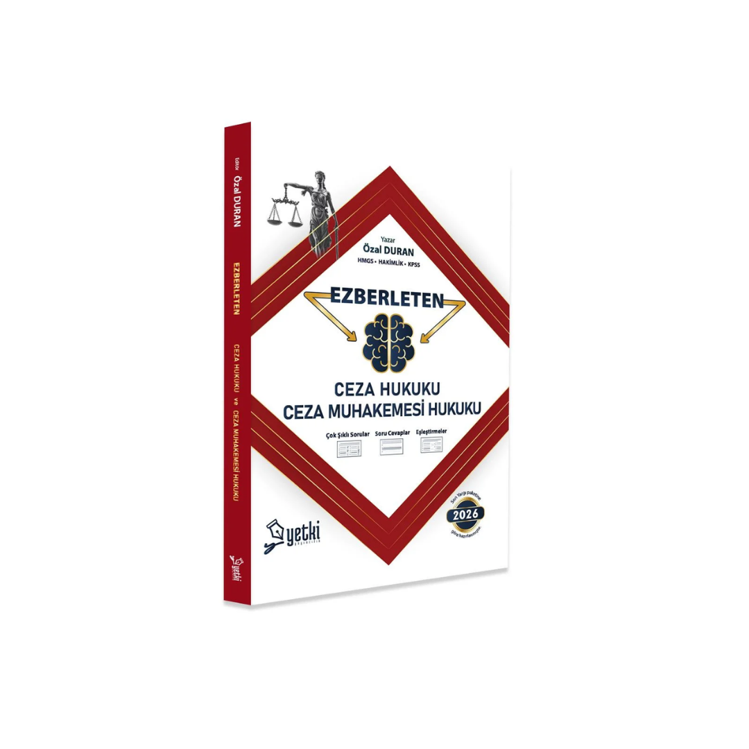 2026 Ezberleten Ceza Hukuku ve Ceza Muhakemesi Hukuku Yetki Yayınları