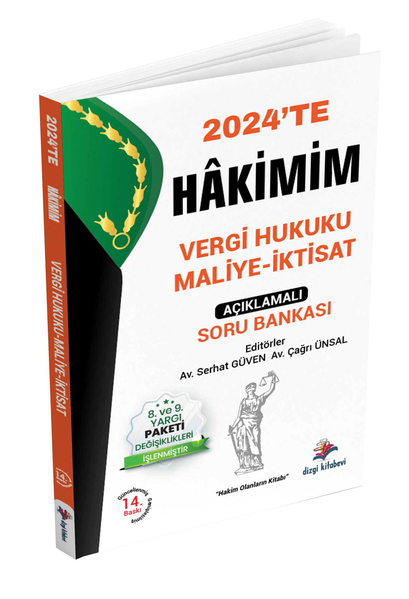 Dizgi Kitap Hakimim Vergi Hukuku, Maliye- İktisat Açıklamalı Soru Bankası 2024