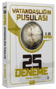 CBA Yayınları 2025 KPSS Vatandaşlık Vatandaşlığın Pusulası 25 Deneme  Çözümlü - Ali Koç CBA Yayınları