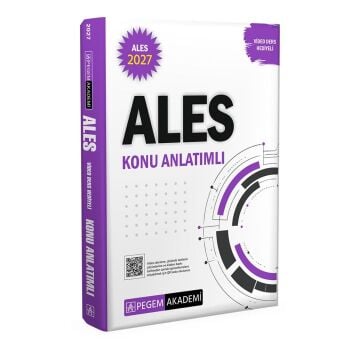 Pegem Yayınları 2027 ALES Konu Anlatımlı (Video Ders Hediyeli)