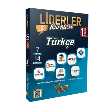 Liderler Karması 8. Sınıf LGS 1. Dönem Türkçe 7 Yayın 14 Deneme Çözümlü