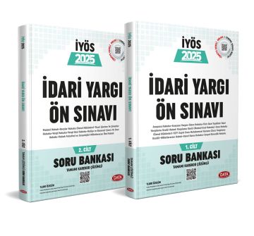 İdari Yargı Ön Sınavı Tamamı Karekod Çözümlü Soru Bankası 1-2 Data Yayınları
