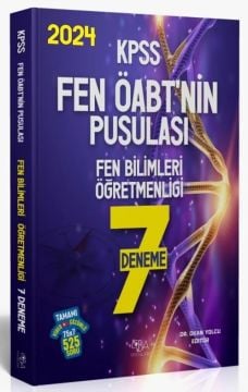 2024 ÖABT Fen Bilimlerinin Pusulası 7 Deneme Video Çözümlü - Okan Yolcu CBA Yayınları