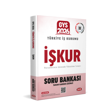 Data Yayınları GYS Türkiye İş Kurumu (İŞKUR) Soru Bankası - Karekod Çözümlü