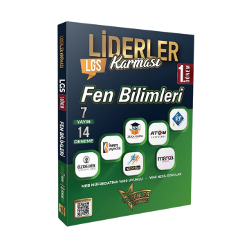 Liderler Karması 8. Sınıf LGS 1. Dönem Fen Bilimleri 7 Yayın 14 Deneme Çözümlü