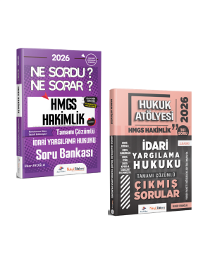 Dizgi Kitap 2026 Hukuk Atölyesi Hakimlik HMGS İdari Yargılama Hukuku Soru Bankası & İdari Yargılama Hukuku Çıkmış Sorular Seti