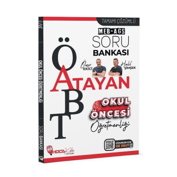 ÖABT MEB-AGS Okul Öncesi Öğretmenliği Atayan Soru Bankası Çözümlü - Ömer Ekici Hoca Kafası Yayınları