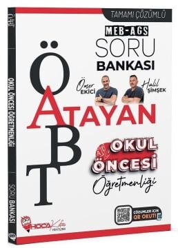 ÖABT MEB-AGS Okul Öncesi Öğretmenliği Atayan Soru Bankası Çözümlü - Ömer Ekici Hoca Kafası Yayınları