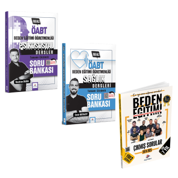 Dizgi Kitap 2026 MEB-AGS ÖABT Beden Eğitimi Psikososyal ve Sağlık Dersleri Soru Bankası ve Beden Eğitimi Altın Gol Son 7 Yıl Çıkmış Sorular Seti
