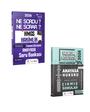 Dizgi Kitap 2026 Hukuk Atölyesi HMGS Hakimlik Anayasa Hukuku Soru Bankası & Anayasa Hukuku Çıkmış Sorular Seti