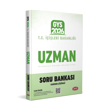Data Yayınları T.C. İçişleri Bakanlığı Uzman GYS Soru Bankası - Karekod Çözümlü