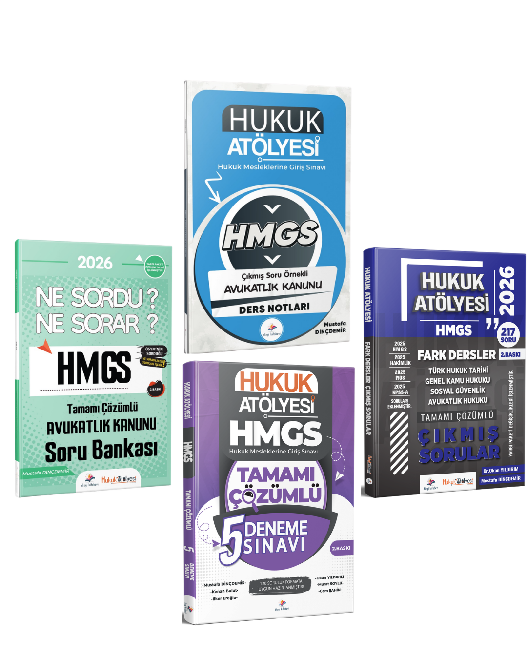 Dizgi Kitap 2026 Hukuk Atölyesi HMGS Sınavı Çıkmış Soru Örnekli Avukatllık Kanunu Ders Notları & Soru Bankası & Fark Dersler Çıkmış Sorular & Deneme Seti