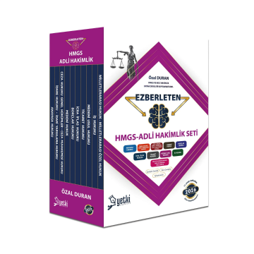 Yetki Yayınları 2026 HMGS Adli Hakimlik Ezberleten Seti