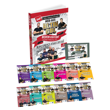 Dizgi Kitap 2026 Altın Gol Besyo Meb Ags ÖABT Beden Eğitimi Öğretmenliği Çıkmış Soru Analizli Konu Anlatım Seti Emir Beyazıt