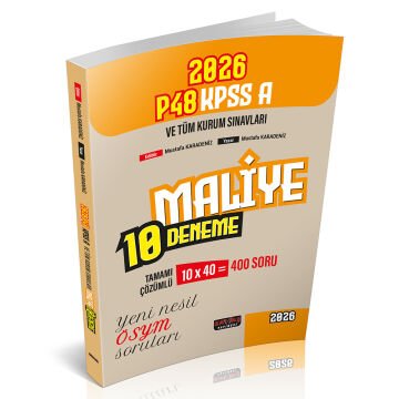 P48 KPSS A Grubu Maliye 10 Deneme Savaş Yayınları