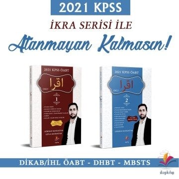 Dizgi Kitap İkra ÖABT Din Kültürü Ve Ahlak Bilgisi Set Cilt 1-2 (2021)