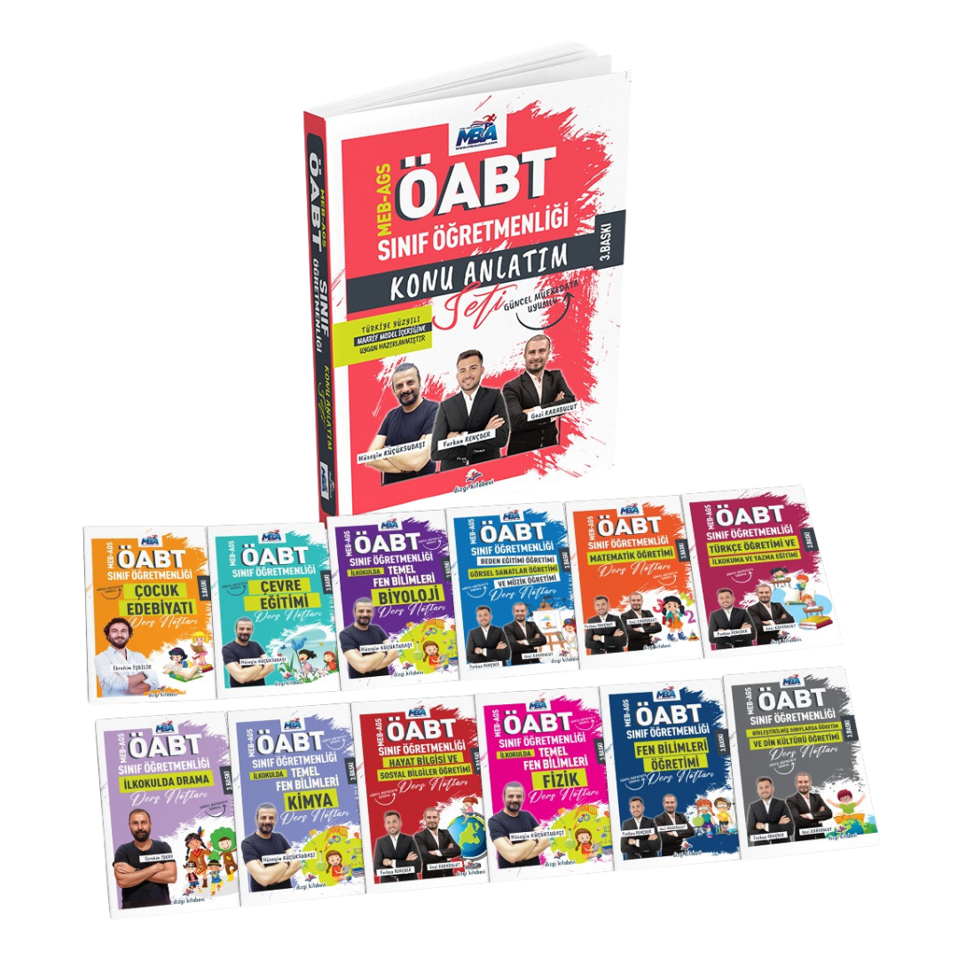Dizgi Kitap 2026 Meb Ags ÖABT Sınıf Öğretmenliği Maarif Modele Uygun Fasiküller Halinde Ders Notları Seti Hüseyin Küçüksubaşı