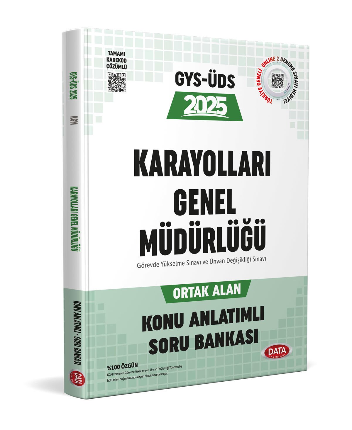 Karayolları Genel Müdürlüğü Görevde Yükselme Ve Unvan Değişikliği Sınavı Ortak Alan Konu Anlatımlı Soru Bankası Data Yayınları