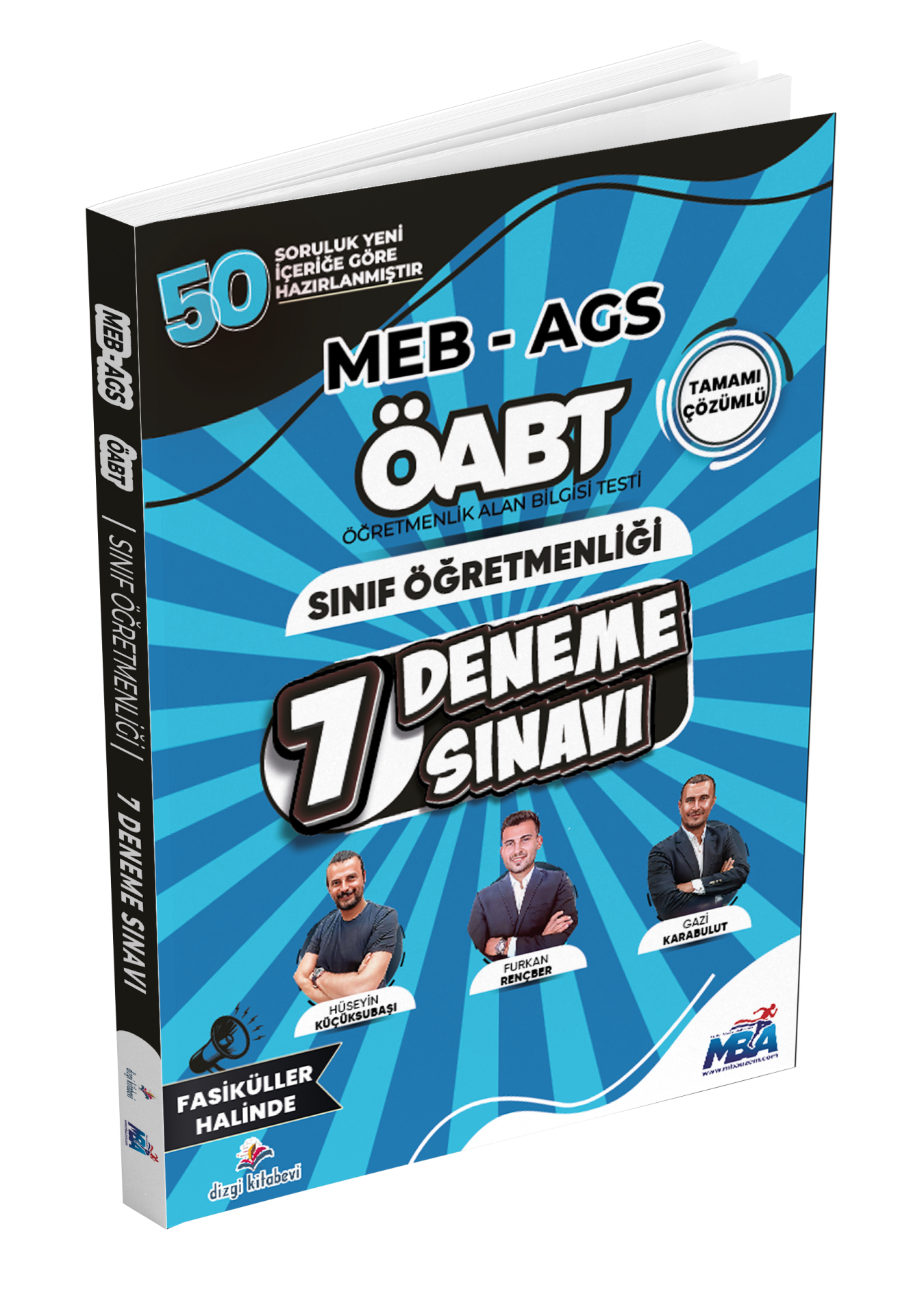Dizgi Kitap 2026 Meb Ags ÖABT Sınıf Öğretmenliği Tamamı Çözümlü Fasiküller Halinde 7 Deneme Sınavı Hüseyin Küçüksubaşı