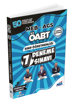 Dizgi Kitap 2026 Meb Ags ÖABT Sınıf Öğretmenliği Tamamı Çözümlü Fasiküller Halinde 7 Deneme Sınavı Hüseyin Küçüksubaşı