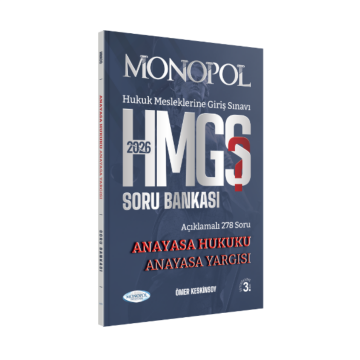 Monopol Yayınları 2026 HMGS Anayasa Hukuku Anayasa Yargısı Soru Bankası
