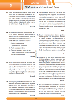 Dizgi Kitap 2025 MEB EKYS Müdür ve Müdür Yardımcılığı Tamamı Çözümlü 5`li Deneme Fatih Sesli