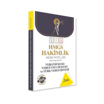 Yetki Yayınları 2026 ÇSA Vergi Hukuku, Türk Vergi Sistemi Hakimlik ve Hmgs Ders Notları