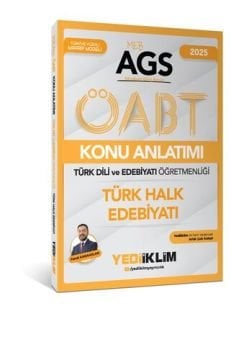 MEB AGS ÖABT Türk Dili ve Edebiyatı Öğretmenliği Türk Halk Edebiyatı Konu Anlatımı