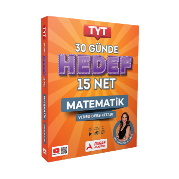 Paraf Akademi Yayınları TYT 30 Günde 15 Net Matematik Video Ders Kitabı