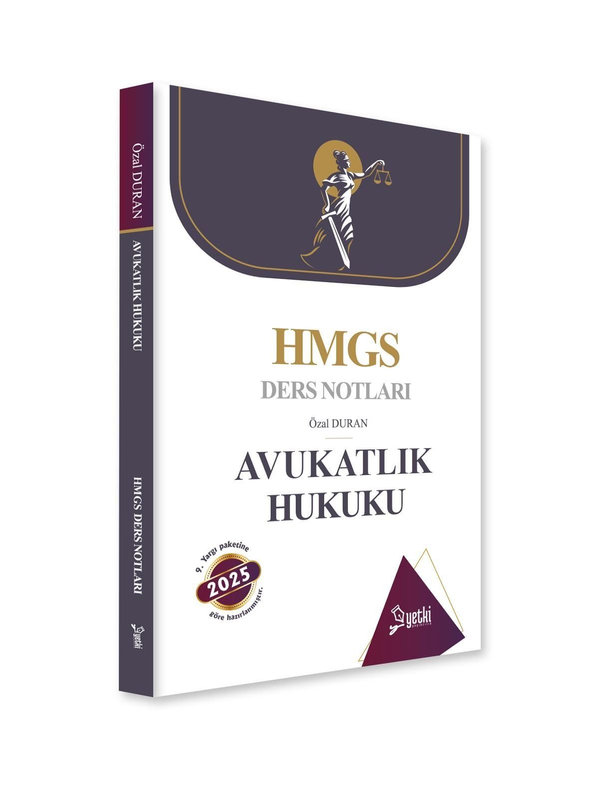 2025 Avukatlık Hukuku Hmgs Ders Notları Yetki Yayınları