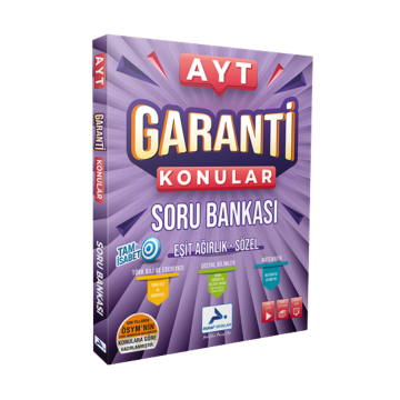 Paraf Yayınları AYT Eşit Ağırlık Sözel Garanti Konular Soru Bankası