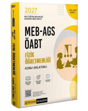 Pegem Yayınları 2027 MEB-AGS ÖABT Fizik Öğretmenliği Konu Anlatımlı