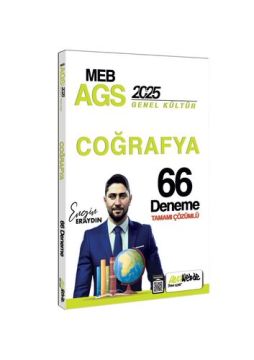 MEB AGS Türkiye  Coğrafyası Tamamı Çözümlü 66 Deneme Sınavı HocaWebde Yayınları