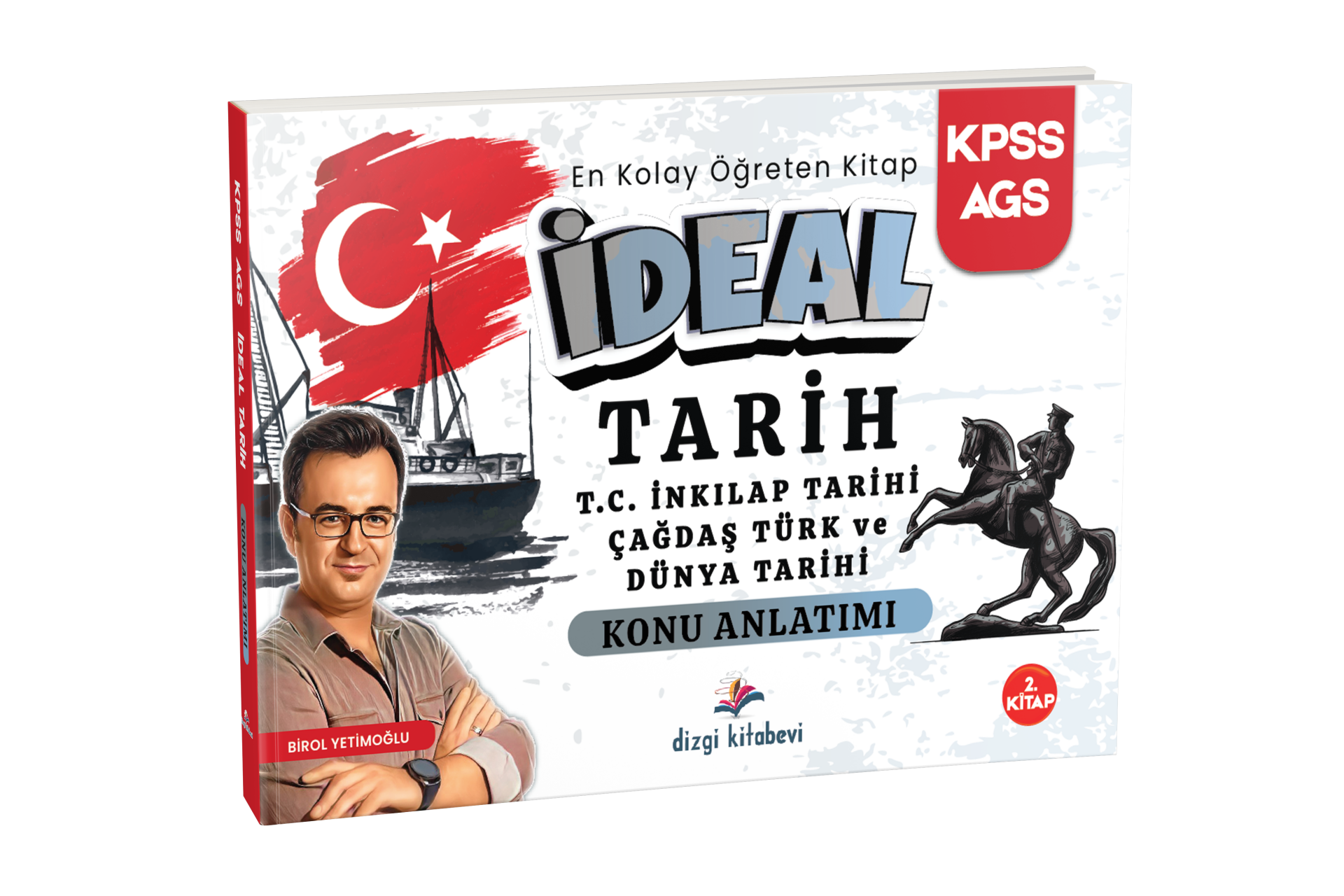 Dizgi Kitap 2026 KPSS MEB AGS İdeal Tarih T.C. İnkılap Tarihi - Çağdaş Türk ve Dünya Tarihi Konu Anlatımı Birol Yetimoğlu