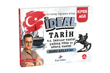 Dizgi Kitap 2026 KPSS MEB AGS İdeal Tarih T.C. İnkılap Tarihi - Çağdaş Türk ve Dünya Tarihi Konu Anlatımı Birol Yetimoğlu