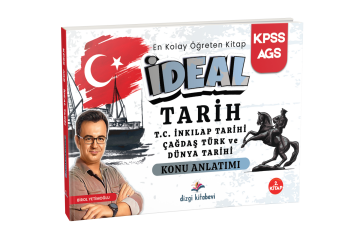 Dizgi Kitap 2026 KPSS MEB-AGS İdeal Tarih T.C. İnkılap Tarihi - Çağdaş Türk ve Dünya Tarihi Konu Anlatımı Birol Yetimoğlu