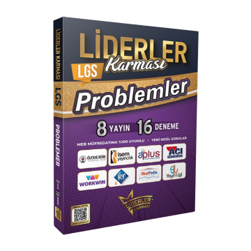 Liderler Karması 8. Sınıf LGS Problemler Denemeleri 8 Yayın 16 Deneme Çözümlü