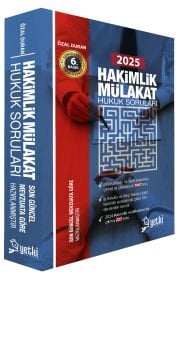 2025 Hakimlik Mülakat Hukuk Soruları Yetki Yayınları