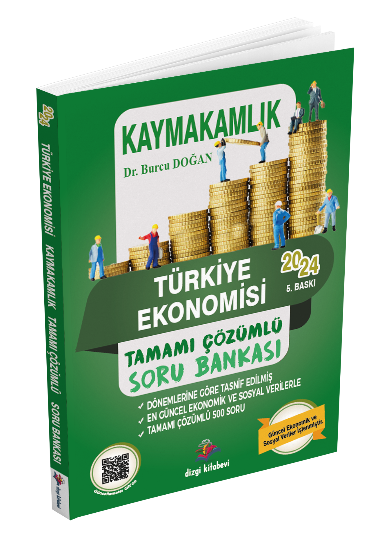 Dizgi Kitap Türkiye Ekonomisi Çözümlü Soru Bankası Burcu Doğan 2024