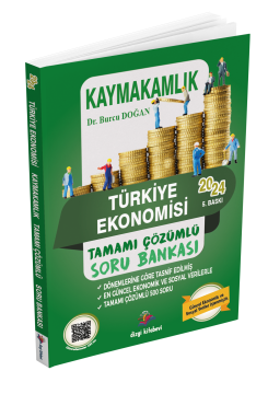Dizgi Kitap 2024 Türkiye Ekonomisi Çözümlü Soru Bankası - Burcu Doğan